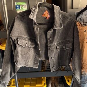 Signature Charcoal Denim Jacket